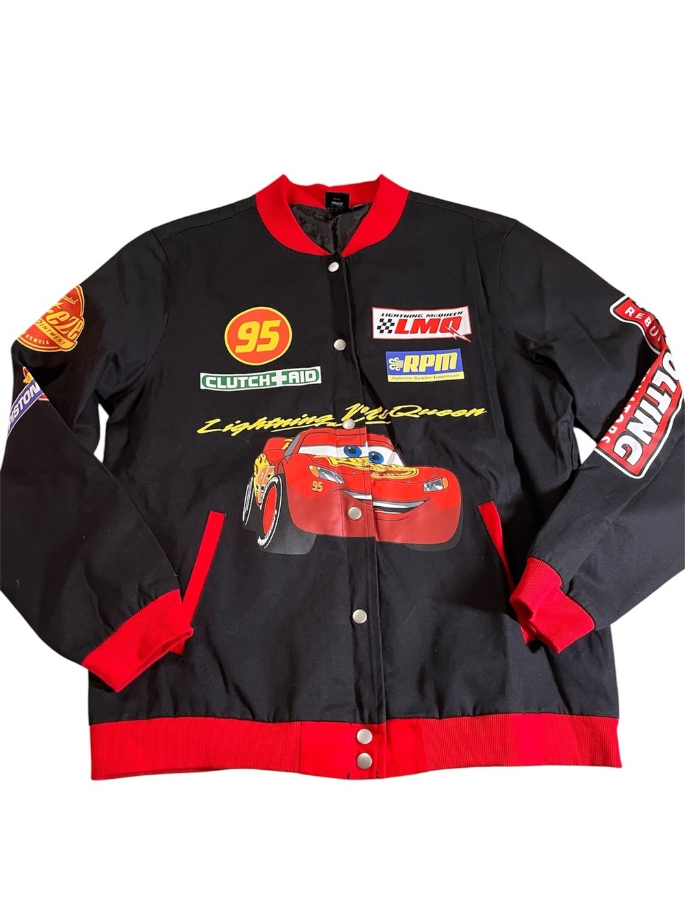 Disney Pixar Cars Lightning McQueen Racing Jacket
Black & Red
New
Medium